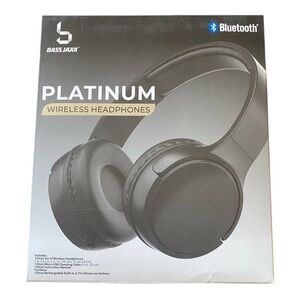 NWT-BASS JAXX-PLATINUM WIRELESS HEADPHONES
